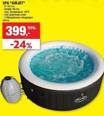 Hubo Spa airjet aanbieding
