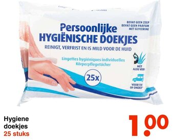 Wibra Hygiene doekjes aanbieding