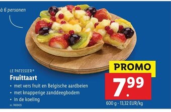 Lidl Le Patissier Fruittaart aanbieding