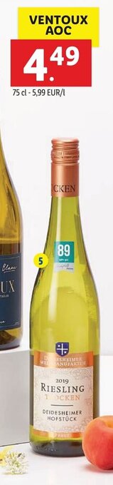 Deidesheimer Hofstück Riesling QbA*