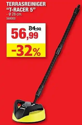 Hubo Kärcher terrasreiniger t-racer 5 aanbieding