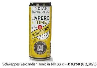 Colruyt Schweppes zero indian tonic aanbieding