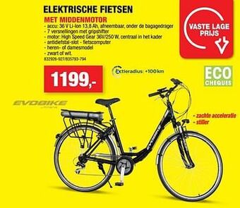 Hubo Elektrische fietsen met middenmotor aanbieding