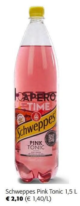 Colruyt Schweppes pink tonic aanbieding