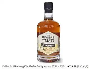 Colruyt Rivière du mât arrangé vanille des tropiques rum aanbieding