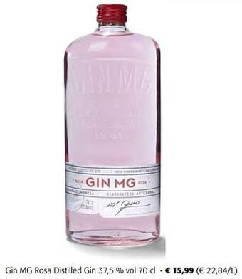 Colruyt Gin mg rosa distilled gin aanbieding