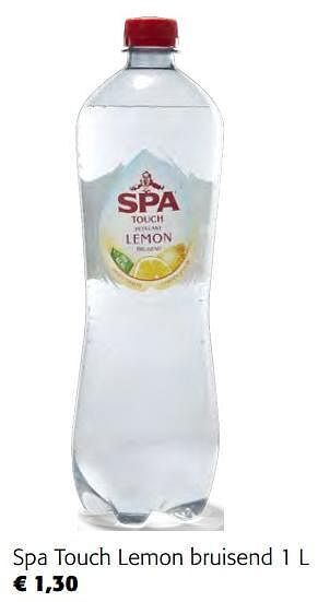 Colruyt Spa touch lemon bruisend aanbieding