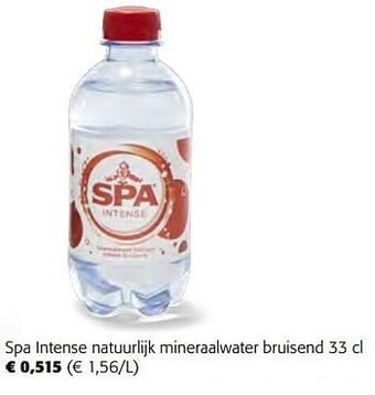 Colruyt Spa intense natuurlijk mineraalwater bruisend aanbieding