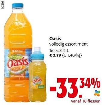 Colruyt Oasis tropical aanbieding