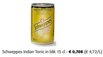 Colruyt Schweppes indian tonic aanbieding