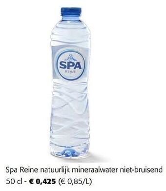 Colruyt Spa reine natuurlijk mineraalwater niet-bruisend aanbieding