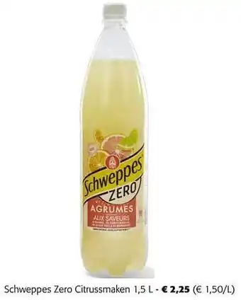 Colruyt Schweppes zero citrussmaken aanbieding
