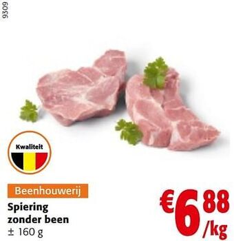 Colruyt Spiering zonder been aanbieding