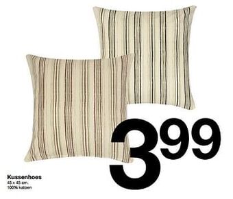 Zeeman Kussenhoes aanbieding