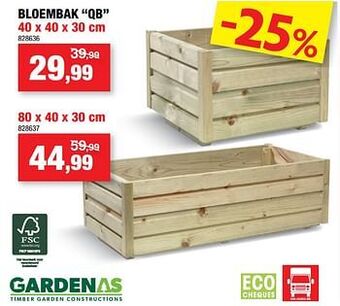 Hubo Bloembak qb aanbieding