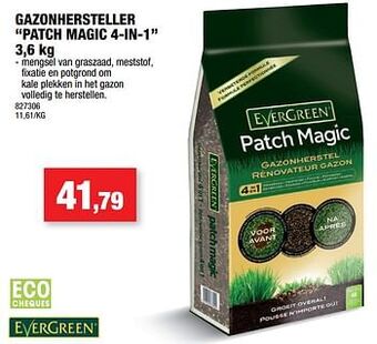 Hubo Gazonhersteller patch magic 4-in-1 aanbieding