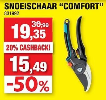 Hubo Snoeischaar comfort aanbieding