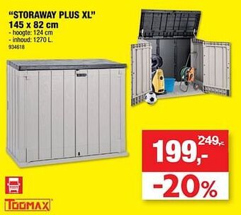 Hubo Storaway plus xl aanbieding