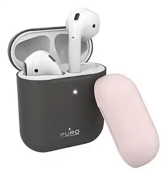 Dreamland Beschermhoes Puro voor Airpods 1/2 donkergrijs aanbieding