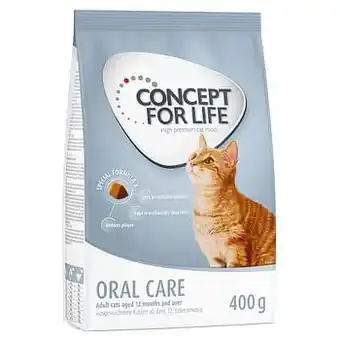 Zooplus Concept for Life Oral Care Kattenvoer - 400 g aanbieding