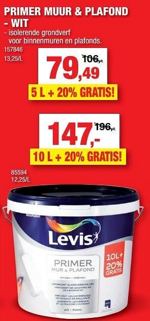 Primer muur + plafond - wit
