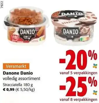 Colruyt Danone danio stracciatella aanbieding
