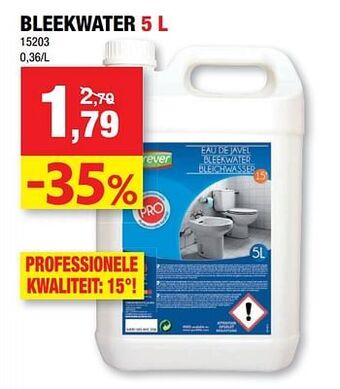 Hubo Bleekwater aanbieding