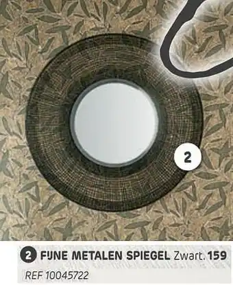 Brico Fijne metalen spiegel aanbieding