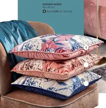Brico Kussens bloem roze aanbieding
