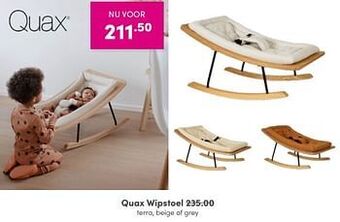 Baby & Tiener Quax wipstoel aanbieding