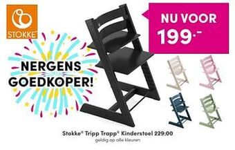 Baby & Tiener Stokke tripp trapp kinderstoel aanbieding