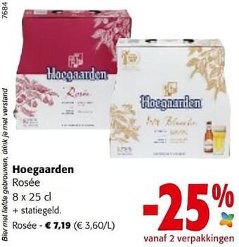 Colruyt Hoegaarden rosée aanbieding