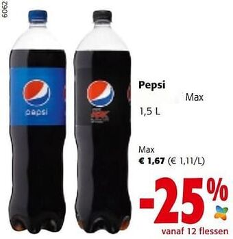 Colruyt Pepsi max aanbieding