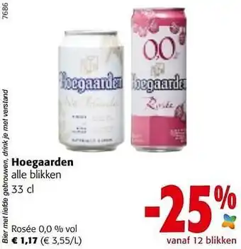 Colruyt Hoegaarden rosée aanbieding