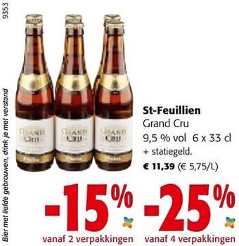 Colruyt St-feuillien grand cru aanbieding