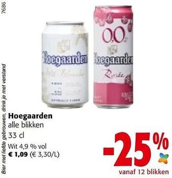 Colruyt Hoegaarden wit aanbieding