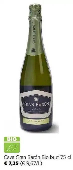 Colruyt Cava gran barón bio brut aanbieding
