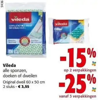 Colruyt Vileda original dweil aanbieding