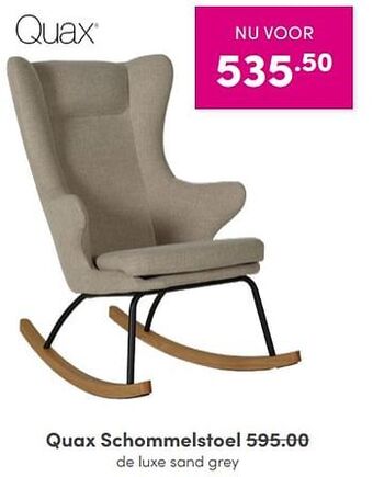 Baby & Tiener Quax schommelstoel aanbieding