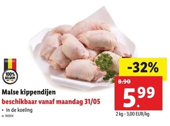 Lidl Malse kippendijen aanbieding