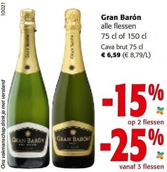 Colruyt Gran barón cava brut aanbieding