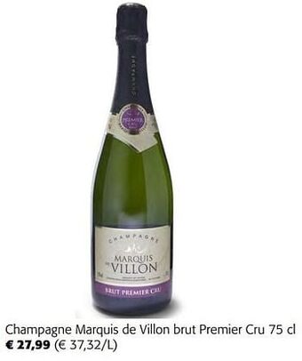 Colruyt Champagne marquis de villon brut premier cru aanbieding