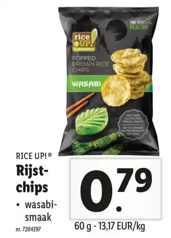 Lidl Rice Up! Rijst chips aanbieding