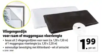 Vliegengordijn voor raam of muggengaas vloerlengte