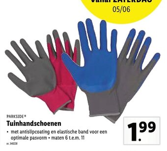 Lidl Parkside Tuinhandschoenen aanbieding