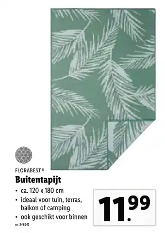 Lidl Florabest Buitentapijt aanbieding