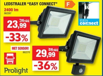 Hubo Ledstraler Easy Connect aanbieding