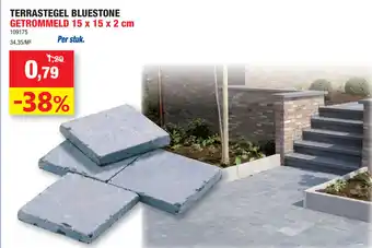 Hubo Terrastegel Bluestone aanbieding