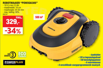 Hubo Robotmaaier POWXG6305 aanbieding