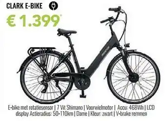 Euroshop Prestige fietsen clark e-bike aanbieding